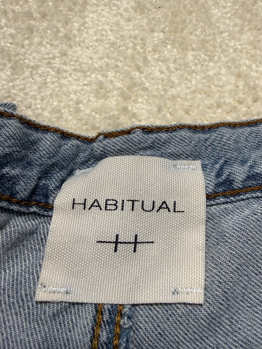 Habitual Light Wash Baggy Wide Leg Cropped Cotton/Lyocell Breathable Jeans 10 30 - Picture 5 of 6